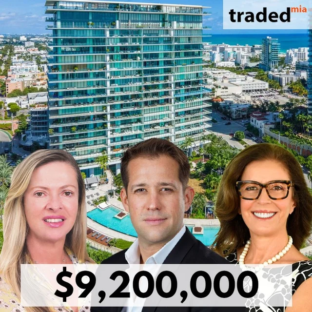 Matias Alem Of BRG International Represents Buyer In $9.2M Miami Beach Condo Sale