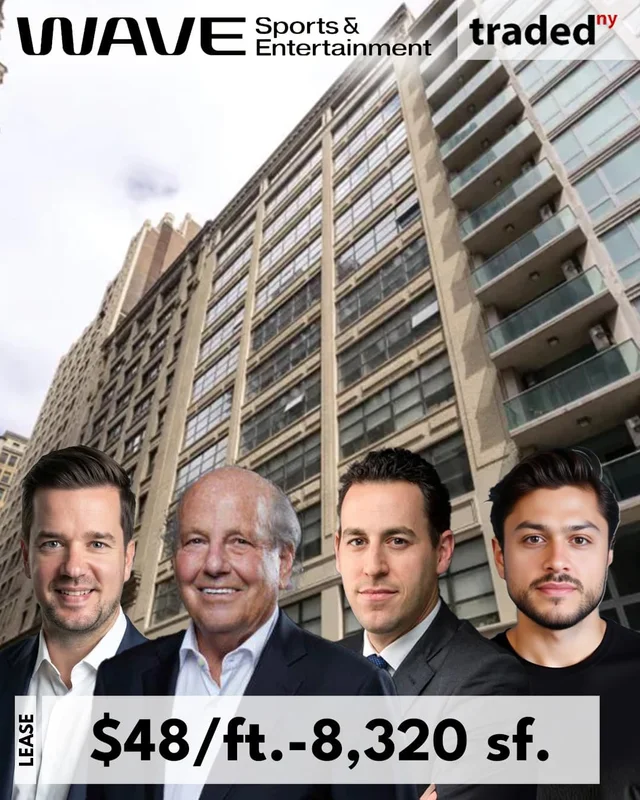 Wave Sports & Entertainment Signs Long-Term Lease For 8,320 SF Office In Midtown Manhattan