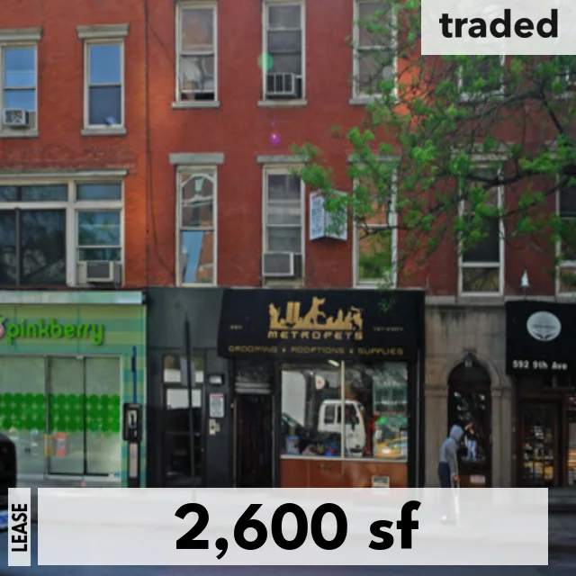 Spa Leases 2600 Square Feet At 594 9th Ave From Clinton 42nd Street With Charles Rapuano As Landlord's Representative