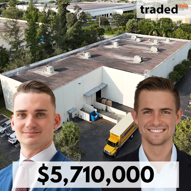 Yipeng Zhao Purchases Industrial Property In Coral Springs From Scott Sturrup For $5.71M