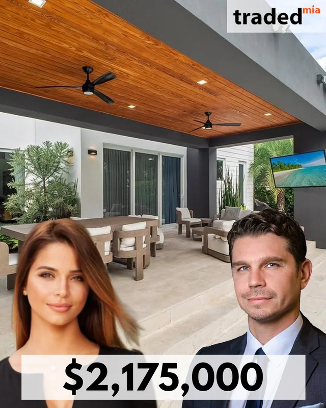 Michael Bencer Purchases SFR In Miami Shores From Chris Hanal For $2.175M With Giovanni Mancini & Mina Taskiran As Buyer's Representatives