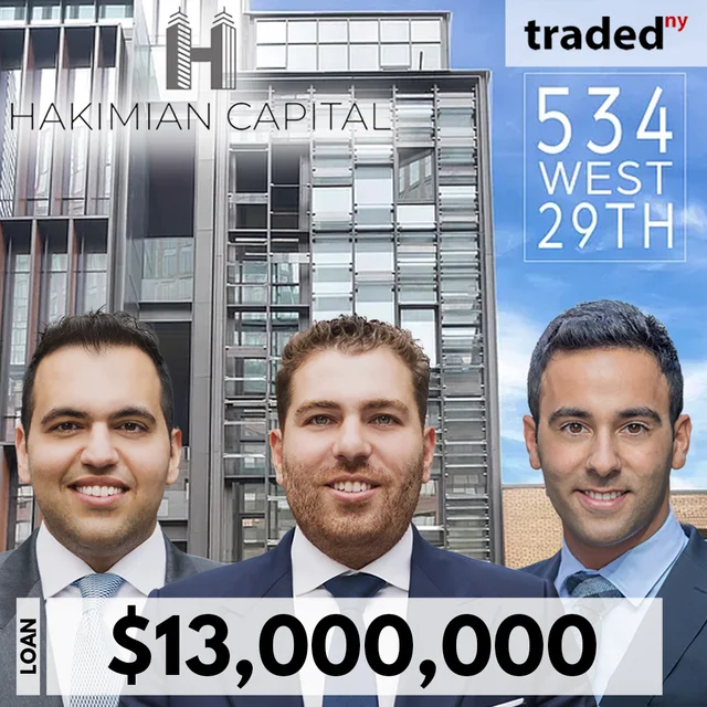 Hakimian Capital Provides $13 Million Loan For 534 West 29th Street Multifamily Purchase In Chelsea