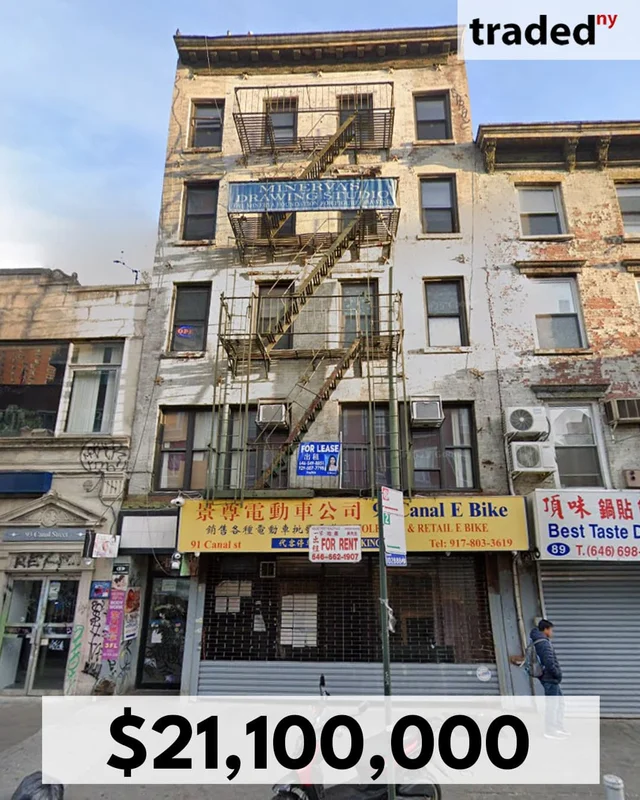 99-91 Canal Project LLC Acquires Mixed-Use Buildings On Canal Street From Jay Lau For $21.1M