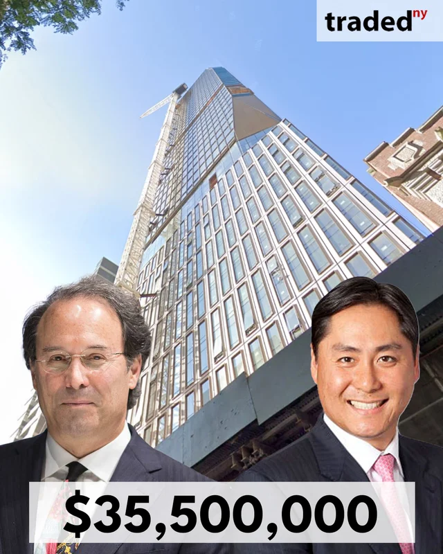 Gary Barnett & Andrew Chung Of Extell Sell Ultra-Luxury Condo At 50 West 66th Street For $35.5M
