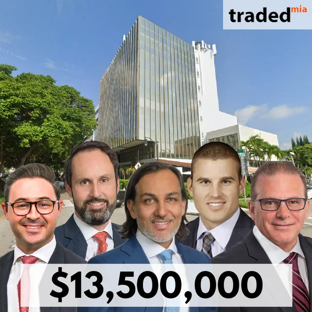 MVH-2103, LLC Purchases Office Property From Frank Micali For $13.5 Million In Miami
