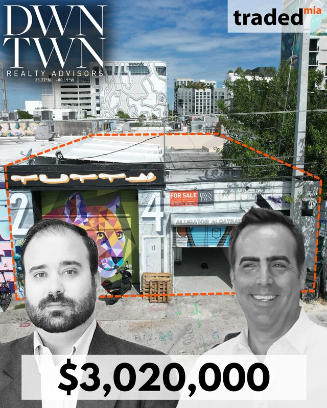 Tony Arellano & Devlin Marinoff Represent Sale Of Retail Asset At 345 Northwest 24th Street For $3,020,000