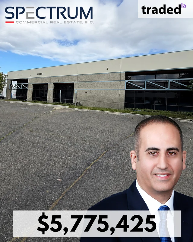 Yair Haimoff Of Spectrum Commercial Real Estate Represents Buyer In Valencia Industrial Sale For $5.78M