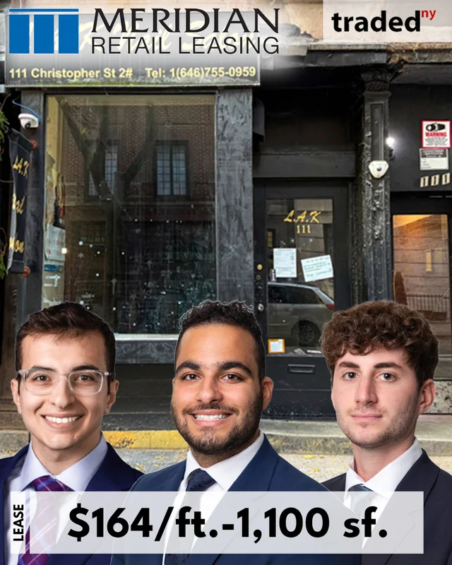 Jack's Barber Shop Leases Retail Space At 111 Christopher Street In West Village For $164/ft