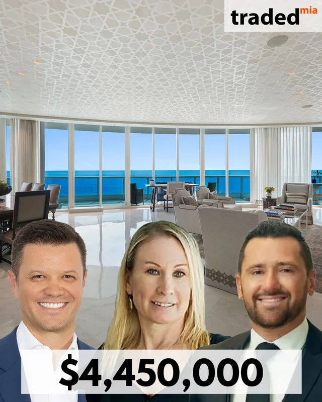 Carlo Dipasquale And Laura Steinbruckner Represent Buyers In $4.45M Miami Beach Condo Sale