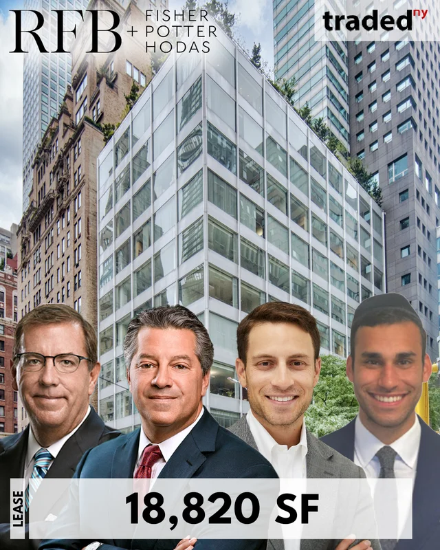 Rottenstreich Farley Bronstein Fisher Potter Hodas Signs 18,820 Square Foot Lease At 500 Park Avenue