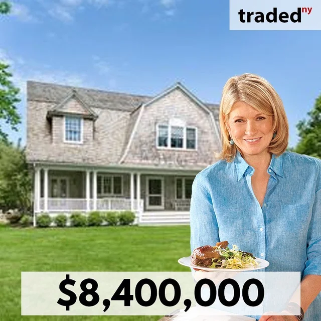 Martha Stewart Sells East Hampton SFR On Lily Pond Lane For $8.4M