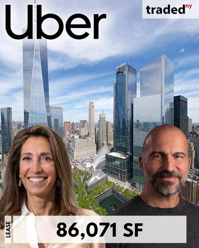Uber Technologies Expands Office Footprint At 3 World Trade Center By 86071 Square Feet