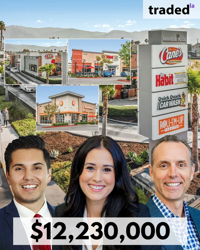 Costanzo Investments Sells Retail Properties In Corona For $12.23M With Representatives David McNevin Melissa Marshall & Ian Schroeder