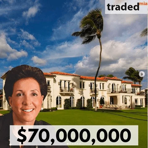 Maura Ziska Acquires Palm Beach SFR From Jane Goldman For $70M