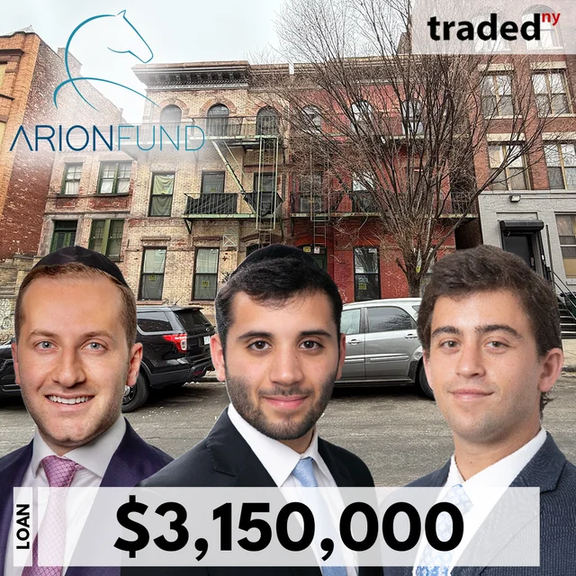 Eli Ben-Meir, Dylan Kronenberg & Amit Stern Of Arion Fund Provide $3.15M Loan For Bronx Multifamily