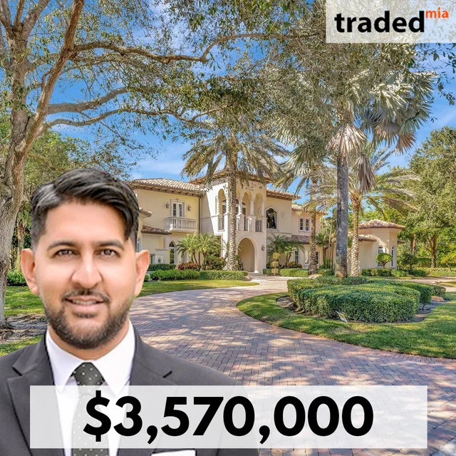 Jermaine Brown Purchases Single Family Home In Parkland From Norman Schulman For $3.57M