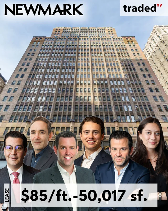 Haddad Brands Leases Office Space To Cadent At 2 Park Avenue For $85 Per Square Foot