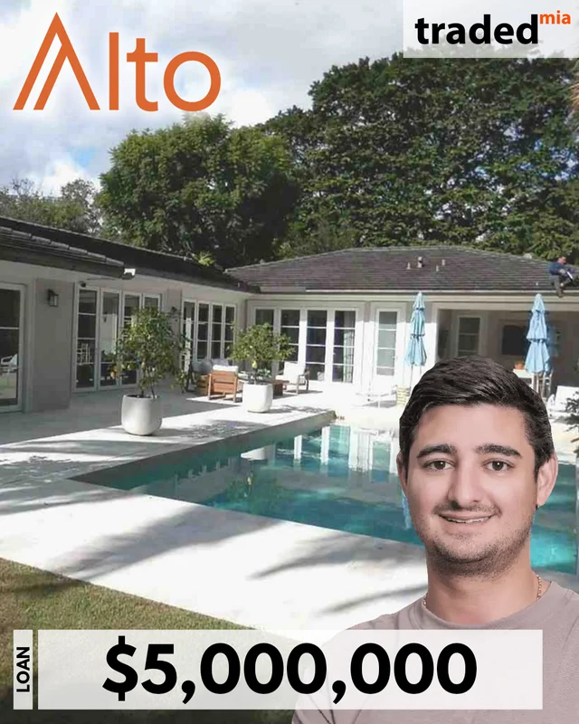 Alto Capital Provides $5 Million Bridge Loan For Residential Acquisition In Miami