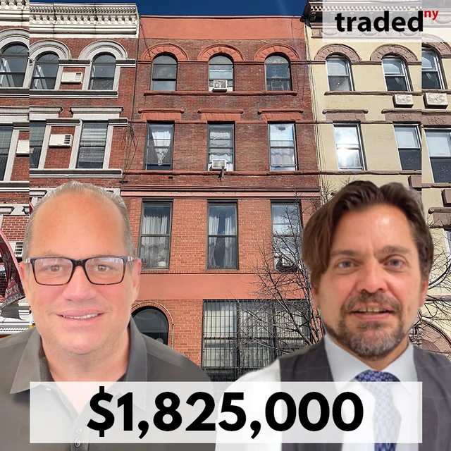 Thomas Gammino & Thomas Donovan Of B6 Real Estate Advisors Secure $1.825M Sale Of Multifamily Property In Hunters Point, LIC