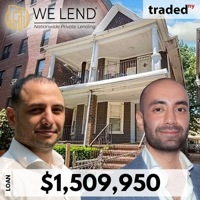 We Lend LLC Provides $1.5M Loan For Brooklyn Multifamily Acquisition
