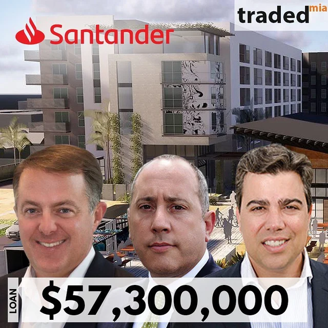 Santander Bank Provides $57.3M Loan For Miami-Dade County Development Site