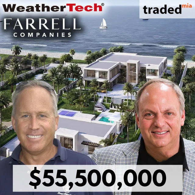 David MacNeil Of WeatherTech Acquires Under-Construction Mansion From Joe Farrell In Manalapan For $55.5M