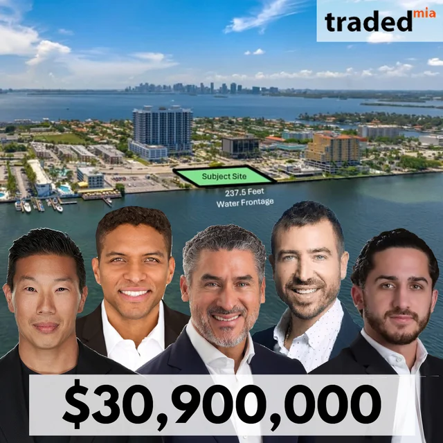 Alirio Torrealba, Diego Torrealba, And Jay Roberts Acquire Development Site In North Bay Village For $30.9M