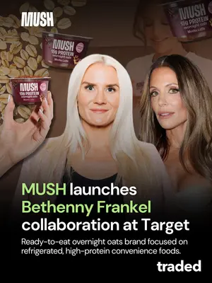 MUSH Partners With Bethenny Frankel To Launch Mocha Latte Protein Overnight Oats At Target