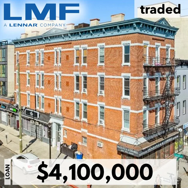 LMF Commercial Provides $4.1 Million Refinance Loan For Mixed-Use Property In Jersey City