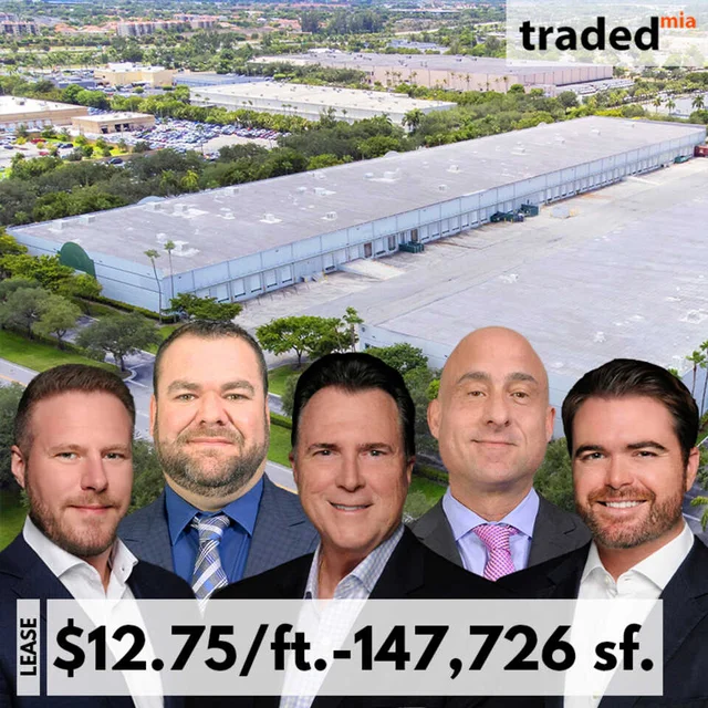 Miami-Dade County Leases Industrial Space In Doral For $12.75/ft