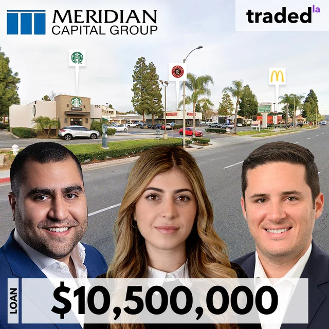 Meridian Capital Group Secures $10.5 Million Refinance Loan For Bristol Village Plaza In Costa Mesa