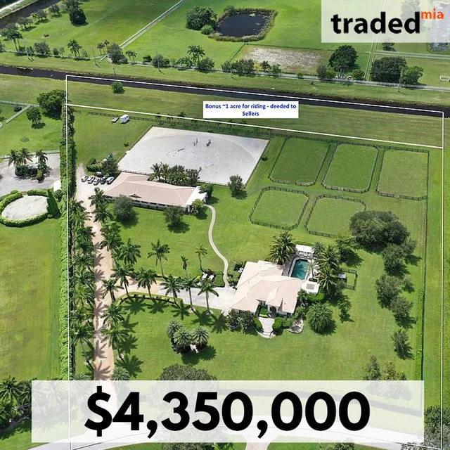 Todd D. Ellis Acquires Other Agricultural Property From Carolyn Gouse In Wellington, FL For $4.35M
