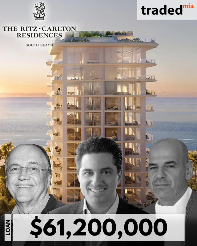 Lionstone Group Flag Luxury Group And Ben-Josef Group Secure $61.2M Loan For Ritz-Carlton Residences Miami Beach