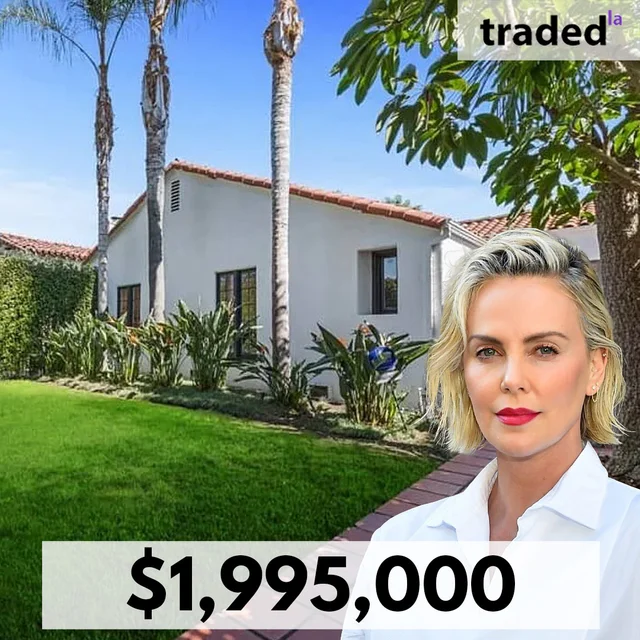 Charlize Theron Sells Single Family Home In Los Angeles For Approximately $1.99M
