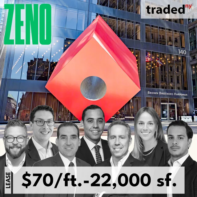 Zeno Group Signs 10-Year Office Lease At 140 Broadway With Union Investment As Landlord
