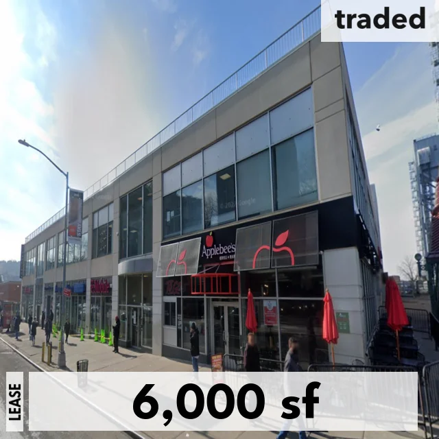 Washington Square Partners Leases 6000 SF Retail Space At 90 W 225th St, NY