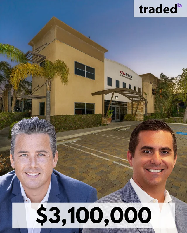 Trademark Venues Acquires Industrial Building From Sun Ventures LLC In Vista For $3.1M