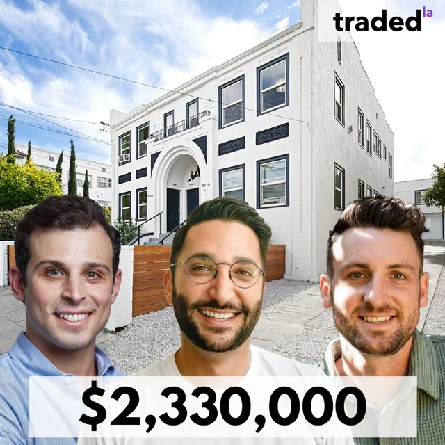Justin Setareh, Scott Harvey, Max Berger Close $2.33M Multifamily Sale In Los Angeles