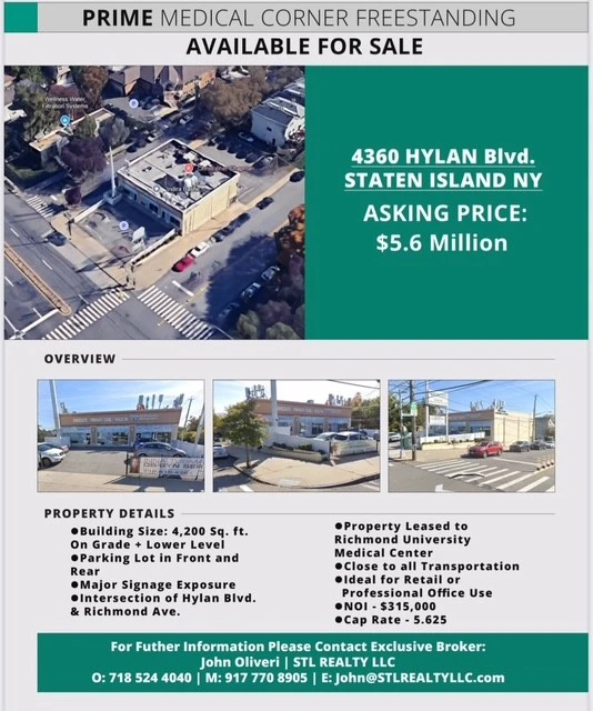 Freestanding Hospital Investment on Hylan Boulevard in Staten Island