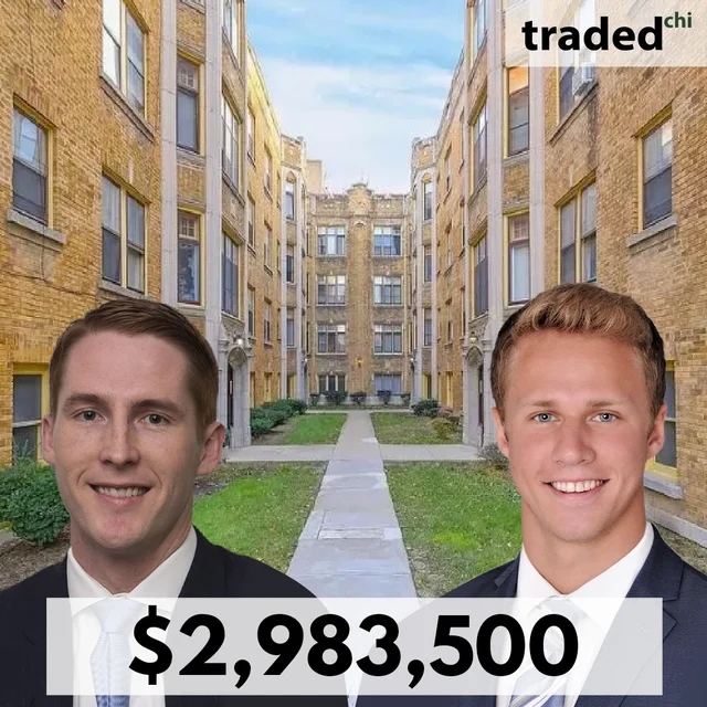 25-Unit Multifamily Property Sold In Chicago For $2.98M With Brokers Jack Stanton & Kyle Stengle