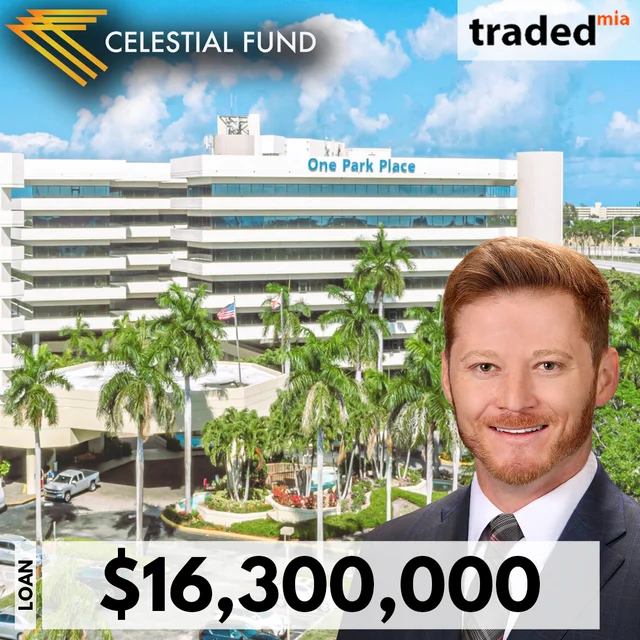 Eugene Rutenberg Of Celestial Fund Secures $16.3 Million Loan For Boca Raton Office Acquisition