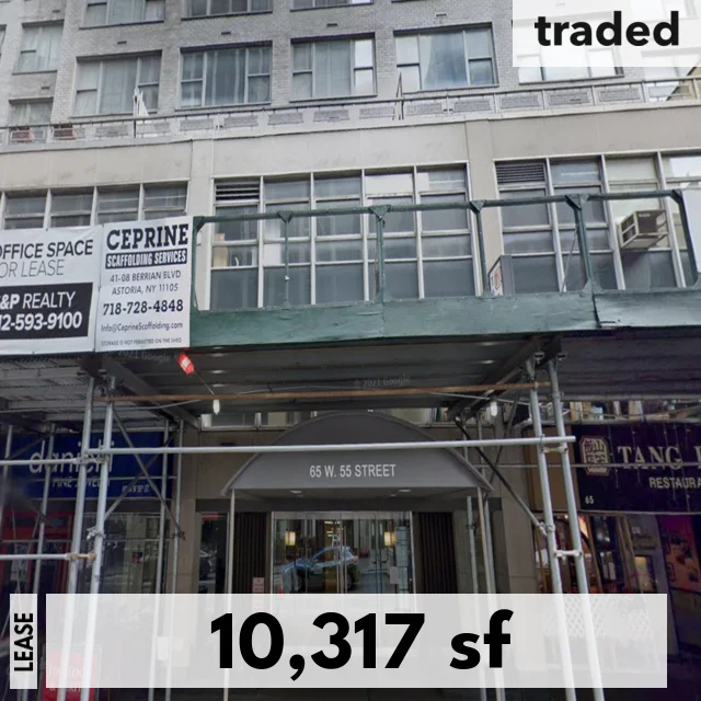 Rohatyn Group Leases 10,317 Square Feet From EQ Office At 65 W 55th St New York