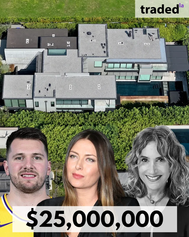 Luka Doncic Purchases Maria Sharapova's Manhattan Beach Home For $25 Million With Susan Perryman