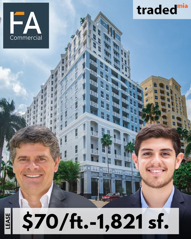 Rodrigo Gomez Leases Retail Space At 277 Evernia Street To Emigrant Bank In West Palm Beach
