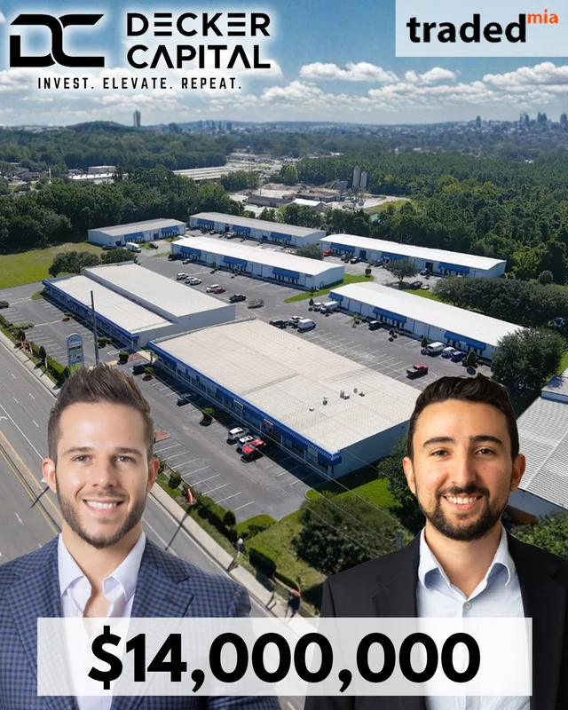 Shane Decker & Peleg Amzalag Of Decker Capital Acquire Industrial Asset In Jacksonville For $14M