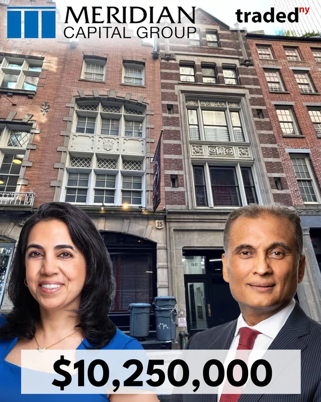 Meridian Capital Group Represents Sale Of Mixed-Use Property In Manhattan For $10.25M