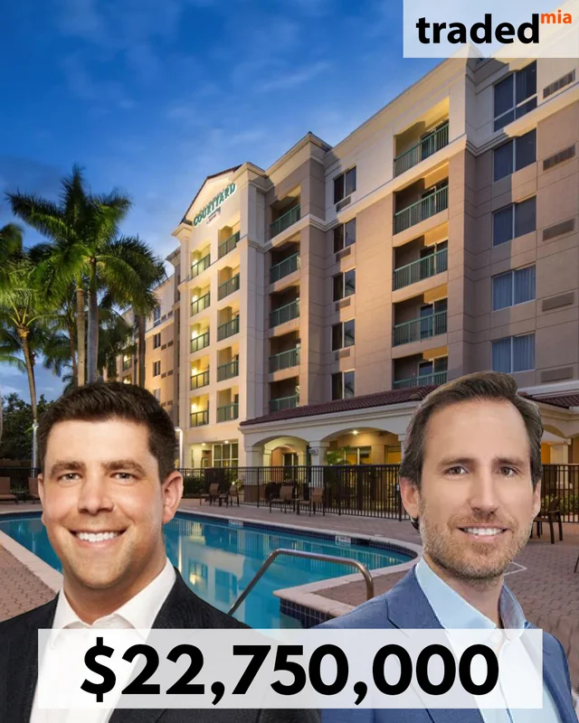 Carlos Rodriguez Jr. Of Driftwood Capital Acquires Courtyard By Marriott In Weston For $22.75M