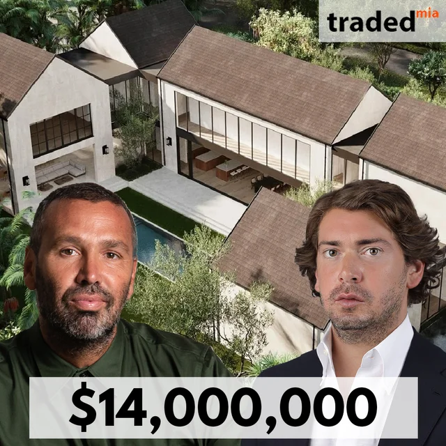 Alex Pirez And Tommy Cabrerizo Sell Coral Gables Single Family Home For $14M