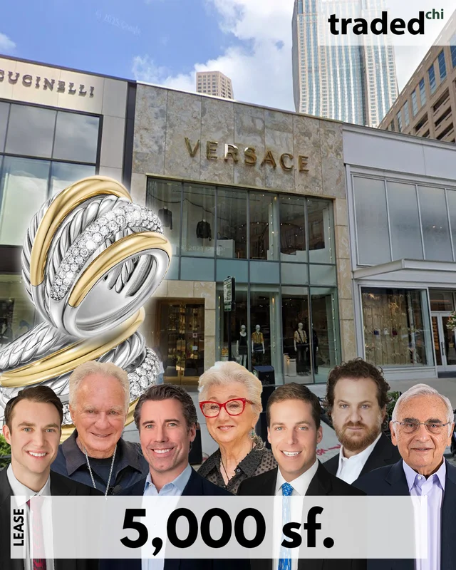 Evan, David & Sybil Yurman Of David Yurman Lease Retail Space From Neil Bluhm In Chicago