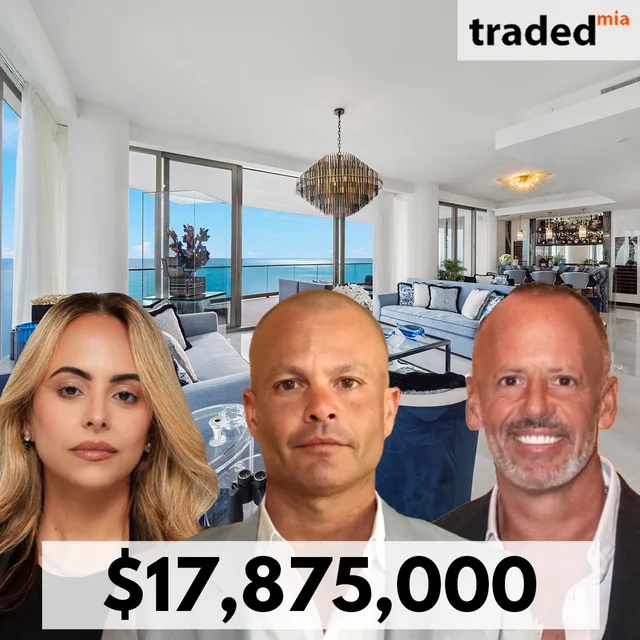 Daniel Shiff Sells Condo At 17901 Collins Avenue For $17.875M With Ryan Mendell And Yansy Checa